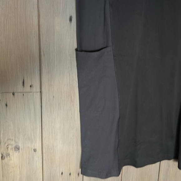 LUNYA: Cool Paneled Sleeveless Short Dress in Grey - Picture 4 of 5